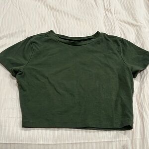 Green Crop Top from WildFable